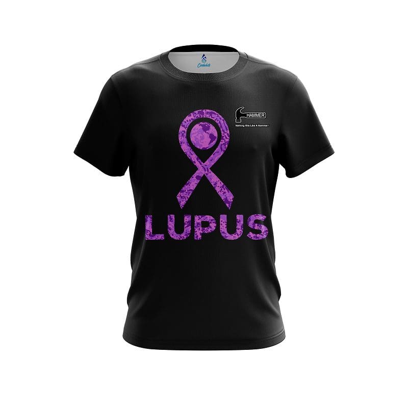 Hammer World Lupus Cancer Awareness 4 CoolWick Bowling Jersey