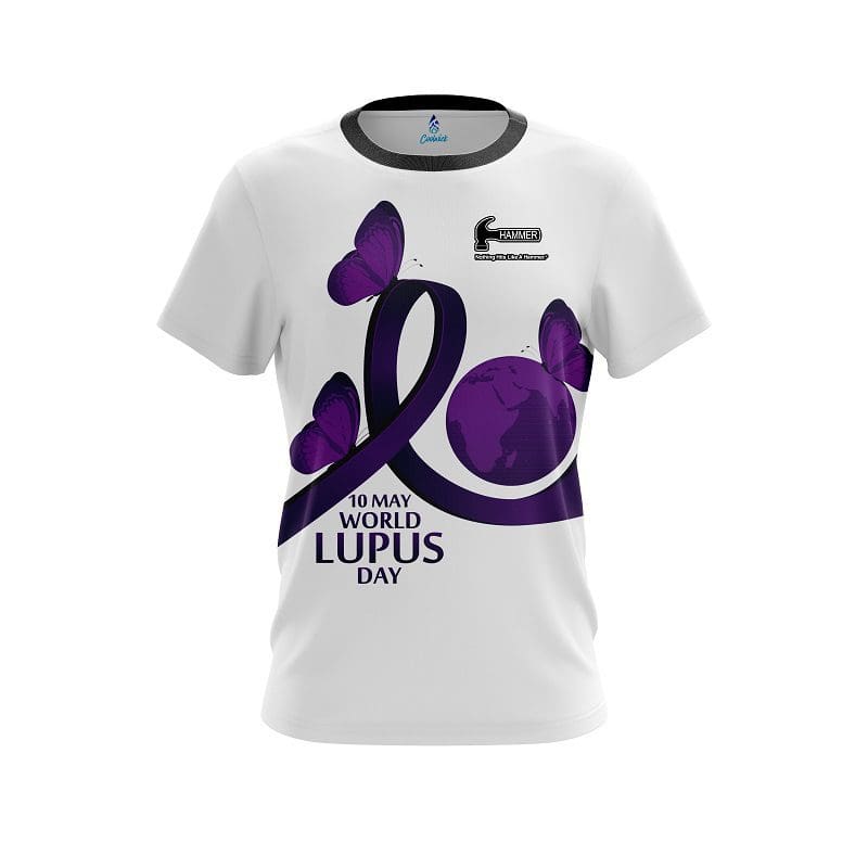Hammer World Lupus Cancer Awareness CoolWick Bowling Jersey