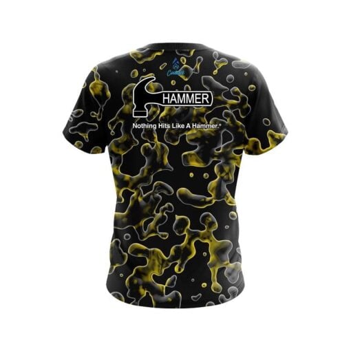 Hammer Yellow Flowing Fluid CoolWick Bowling Jersey - Image 2