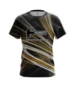 Hammer Yellow Motion Swirl CoolWick Bowling Jersey