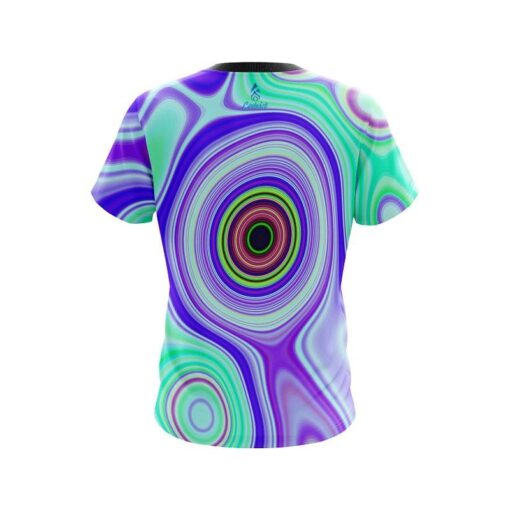 Plain Hypnotic Swirl CoolWick Bowling Jersey - Image 2
