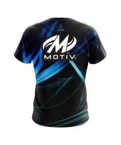 Alternative view of Motiv Aqua Swirl CoolWick Bowling Jersey