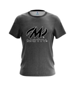 Motiv Black Grunge Canvas CoolWick Bowling Jersey