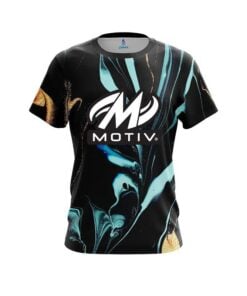 Motiv Blue and Gold Resin CoolWick Bowling Jersey