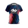 Motiv Blue And Pink Diamond CoolWick Bowling Jersey