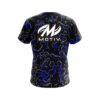 Motiv Blue Flowing Fluid CoolWick Bowling Jersey - Image 2