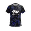 Motiv Blue Flowing Fluid CoolWick Bowling Jersey