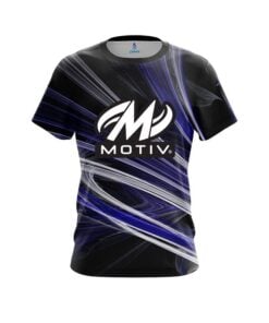 Motiv Blue Motion Swirl CoolWick Bowling Jersey