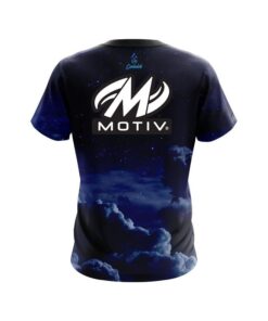 Alternative view of Motiv Cloudy Night CoolWick Bowling Jersey