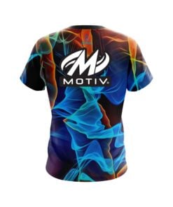 Alternative view of Motiv Cloudy Smoke CoolWick Bowling Jersey