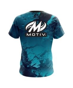 Alternative view of Motiv Graphite Blue CoolWick Bowling Jersey