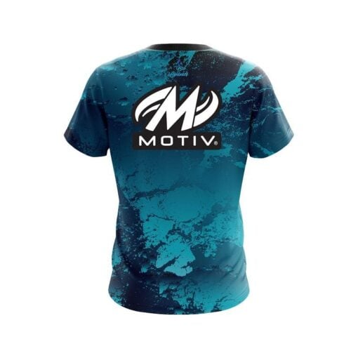 Motiv Graphite Blue CoolWick Bowling Jersey - Image 2