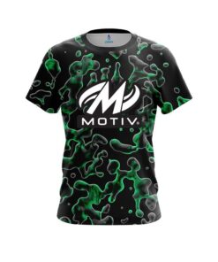 Motiv Green Flowing Fluid CoolWick Bowling Jersey