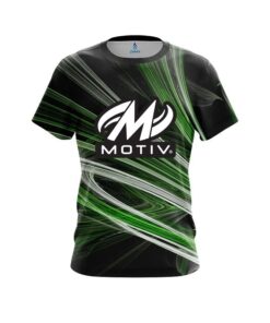 Motiv Green Motion Swirl CoolWick Bowling Jersey