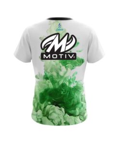 Alternative view of Motiv Green ink Splash CoolWick Bowling Jersey