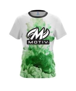 Motiv Green ink Splash CoolWick Bowling Jersey