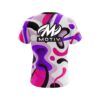 Motiv Modern Art Purple CoolWick Bowling Jersey - Image 2