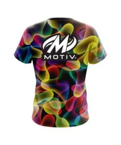 Alternative view of Motiv Multi Color Lava CoolWick Bowling Jersey