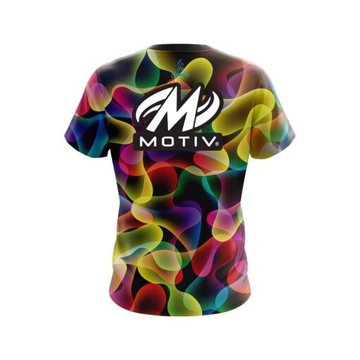 Motiv Multi Color Lava CoolWick Bowling Jersey - Image 2