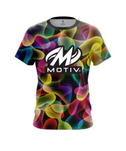 Motiv Multi Color Lava CoolWick Bowling Jersey