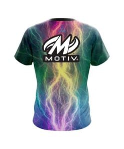 Alternative view of Motiv Multi Color Electric CoolWick Bowling Jersey