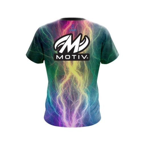 Motiv Multi Color Electric CoolWick Bowling Jersey - Image 2