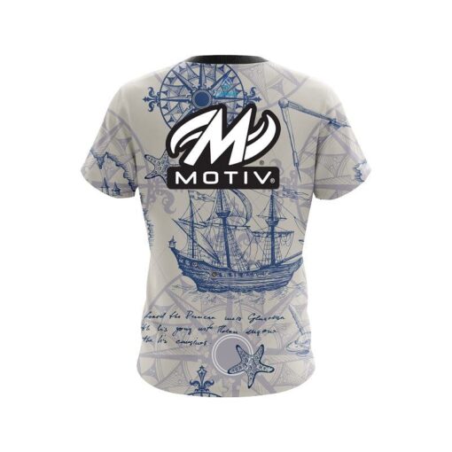 Motiv Nautical Navigation CoolWick Bowling Jersey - Image 2