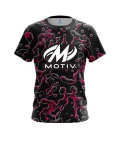 Motiv Pink Flowing Fluid CoolWick Bowling Jersey