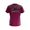 Motiv Pink Grunge Canvas CoolWick Bowling Jersey - Image 2