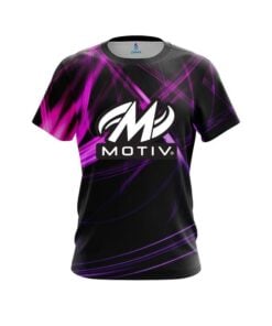 Motiv Pink Spiral CoolWick Bowling Jersey