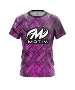 Motiv Pink Diamond Plate CoolWick Bowling Jersey