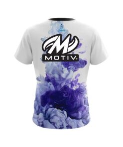 Alternative view of Motiv Purple ink Splash CoolWick Bowling Jersey
