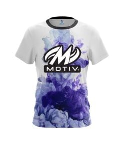 Motiv Purple ink Splash CoolWick Bowling Jersey
