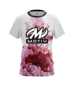 Motiv Red ink Splash CoolWick Bowling Jersey