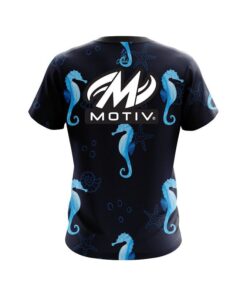 Alternative view of Motiv Underwater Seahorse CoolWick Bowling Jersey