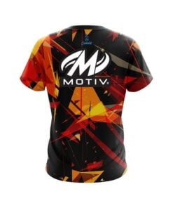 Alternative view of Motiv Shattered Shapes CoolWick Bowling Jersey