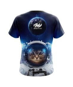 Alternative view of Motiv Space Cat CoolWick Bowling Jersey