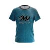 Motiv Teal Grunge Canvas CoolWick Bowling Jersey