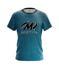 Motiv Teal Grunge Canvas CoolWick Bowling Jersey