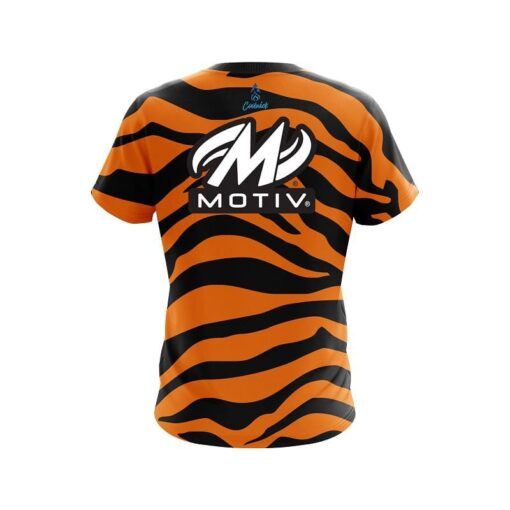 Motiv Tiger Stripes CoolWick Bowling Jersey - Image 2