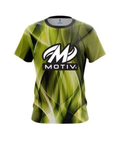 Motiv Wavy Yellow Swirl  CoolWick Bowling Jersey