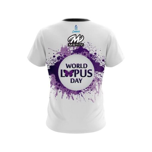 Motiv World Lupus Cancer Awareness 2 CoolWick Bowling Jersey - Image 2