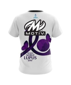 Alternative view of Motiv World Lupus Cancer Awareness  CoolWick Bowling Jersey