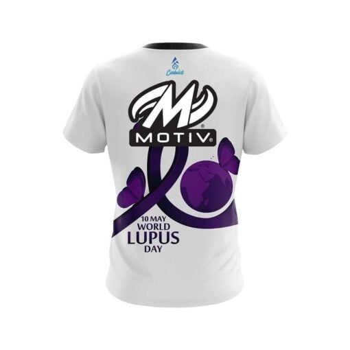 Motiv World Lupus Cancer Awareness  CoolWick Bowling Jersey - Image 2