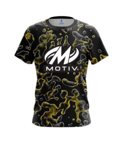 Motiv Yellow  Flowing Fluid CoolWick Bowling Jersey