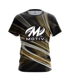 Motiv Yellow Motion Swirl CoolWick Bowling Jersey