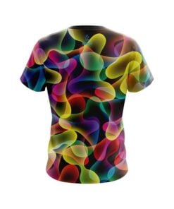 Alternative view of Plain Multi Color Lava CoolWick Bowling Jersey