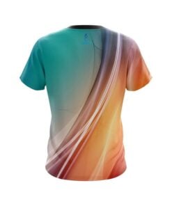 Alternative view of Plain Multi Color Swirl CoolWick Bowling Jersey