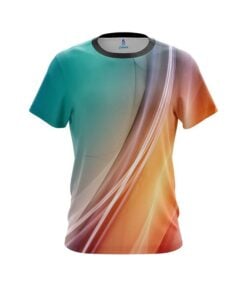 Plain Multi Color Swirl CoolWick Bowling Jersey