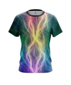 Plain Multi Color Electric CoolWick Bowling Jersey